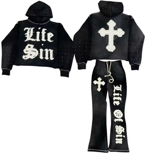 แฟชั่นใหม่ เสื้อผ้าลำลองผู้ชาย ผ้าทึบสีพื้น สำหรับชุดวอร์ม ผ้าฝ้าย 100% ระบายอากาศได้ดี เป็นมิตรกับสิ่งแวดล้อม น้ำหนักเบา ทนทาน - Product Image 5