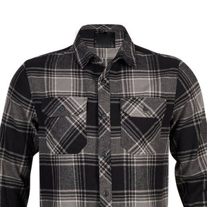 Camisa de Motociclismo de Franela Impermeable para Hombre, Personalizada, de Alta Calidad, Diseño a Cuadros Amarillos con Botones, Ignífuga y Anti-UV - Product Image 2