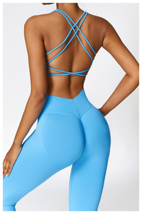Custom Logo Solid Sexy <b>Women</b> Yoga <b>Legging</b> Pants Sleeveless Breathable <b>Waterproof</b> Summer Seamless Fitness Mid Waist Plus Size - Product Image 4
