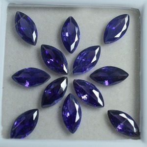 Tanzanite violette naturelle 7 mm, taille marquise, pierres précieuses certifiées, lot de pierres en vrac, prix de gros, pour la fabrication de bijoux - Product Image 4