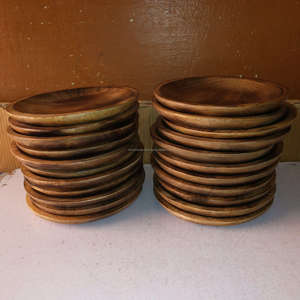 Assiette ronde en bois de manguier artisanale, écologique, en bois naturel, pour servir et dîner, pour la maison et les restaurants, au meilleur prix - Product Image 6