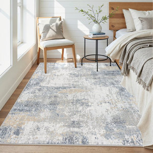 Tapis lavable en machine, tapis résistant aux taches pour salon, chambre à coucher, tapis persan - Product Image 1