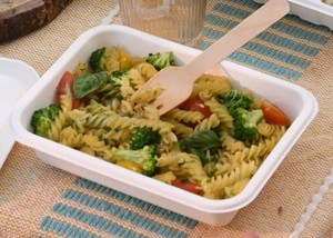 Conteneur jetable de 32 oz (1000 ml) avec couvercle, biodégradable, en bagasse de canne à sucre, non toxique, certifié ISO, compostable, sans BPA - Product Image 5
