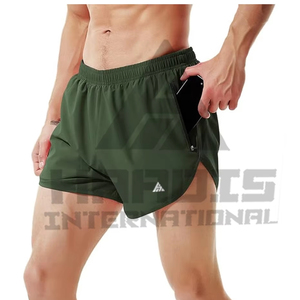 MEN Gym Wear Shorts Mens Fitness Workout Short Sports <b>Running</b> Shorts Men - Product Image 2