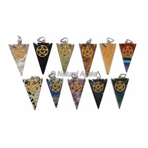 สร้อยคอหัวลูกศรรูปดาวแก้วสีชมพู-ผู้ค้าส่งสร้อยคอหัวลูกศร - Product Image 6