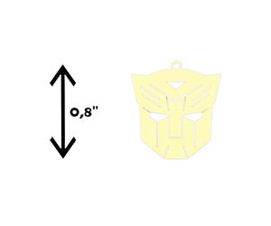 925 argent Sterling or Rose minimaliste science-fiction Robot pendentif collier emblématique Robot symbole conception Unique déclaration bijoux cadeau - Product Image 1