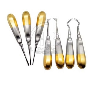 Ensemble d'élévateurs dentaires manuels réutilisables en acier inoxydable de bonne qualité HEALTH BAY INSTRUMENTS avec certification CE - Product Image 5