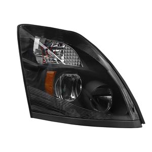 Phare avant à LED noir style usine pour Volvo VNL 2004-2014, faisceau haut/bas, côté droit/passager - Product Image 1