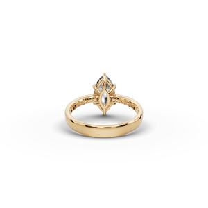 แหวนทองประดับเพชรทรงมาร์คีส์ 1.5 กะรัต - Product Image 5