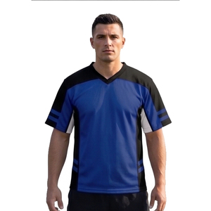 Maillot de lacrosse personnalisé à col en V pour hommes, vêtements d'entraînement de lacrosse, maillot de lacrosse à manches courtes Champion pour hommes - Product Image 1