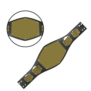 Ceinture de championnat de lutte mondiale en cuir PU respirant personnalisée pour les compétitions d'arts martiaux, service OEM unisexe - Product Image 2
