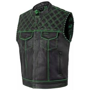 Gilet de moto en cuir pour homme, style urbain, respirant, pour l'extérieur, personnalisable OEM 2026 - Product Image 6