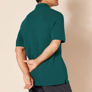 Venta al por mayor nueva sensación buena 100% algodón personalizado para Polo Color cuello vuelto corto verano salidas de negocios patrón sólido camisa de Golf - Product Image 2