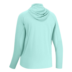 Sweat à capuche de pêche personnalisé UPF 50+ imprimé par transfert thermique, 100 % coton, séchage rapide, respirant, léger, à manches longues - Product Image 4