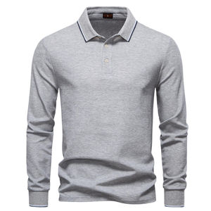 Nouveau Polo Homme 2026 à Manches Longues – Coton Respirant Premium, Confortable, Coupe Slim, Élégant, Décontracté et Durable - Product Image 3