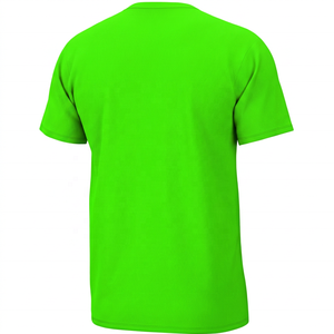 Camiseta Casual de Punto para Hombre, Cuello Redondo, Manga Corta, Color Sólido, Corte Regular - Product Image 6