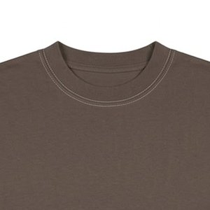 High Demanding <b>Brown</b> <b>Men</b>’s Drop Shoulder <b>T</b>-<b>Shirt</b> Oversized Cotton Casual Streetwear Custom Logo Tee For Summer <b>Men</b> Short Sleeves - Product Image 5
