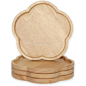100% sous-verres ronds en bois de haute qualité tapis de tasse vierge de café personnalisé d'Inde pour une utilisation dans la salle à manger - Product Image 4