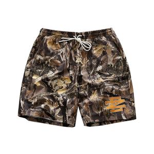 Short en maille à imprimé camouflage rétro personnalisé pour hommes 100% polyester Short décontracté de haute qualité de taille moyenne logo personnalisé - Product Image 1