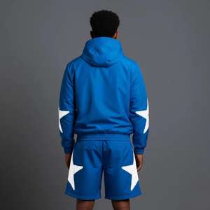 Ensemble survêtement homme coupe-vent léger en nylon : veste et short de sport personnalisés - Product Image 6