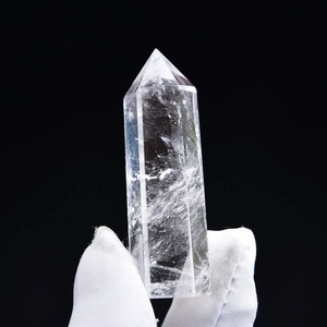 Oferta Especial: Ágata Ruhi, Cuarzo Transparente Pulido, Cristal en Forma de Torre para Reiki y Alivio de la Ansiedad, Decoración del Hogar - Product Image 3