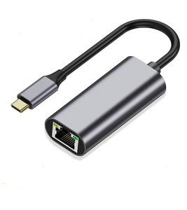 อะแดปเตอร์อลูมิเนียม USB C เป็นอีเธอร์เน็ต 2.5Gbps Type-C เป็น RJ45 LAN ตัวแปลงเครือข่ายสำหรับแล็ปท็อปแมคบุค - Product Image 3