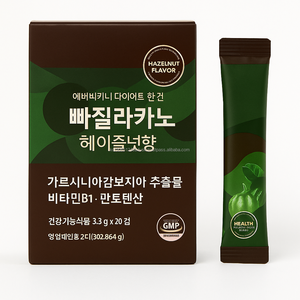 Polvo delgado con sabor a avellana con extractos de hierbas para soporte de belleza y uso energético para adultos OEM Corea - Product Image 1