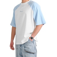 Camiseta de manga corta de gran tamaño color galleta para hombre, transpirable, 100% algodón, lienzo, ajuste holgado, estampado de personajes en 3D