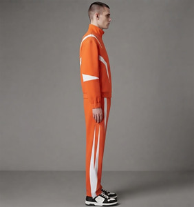 Ensemble de survêtement coupe-vent personnalisé de haute qualité avec logo, fermeture éclair intégrale, survêtement en nylon surdimensionné pour hommes - Product Image 5