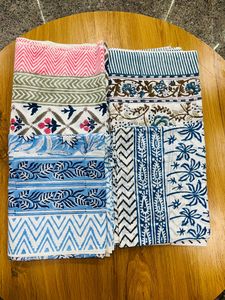 Solid Pattern Indian Block Print Cotton 72 inches <b>Sarong</b> Handcrafted Cotton Wrap Skirt, Ethical Cotton Scarf - Product Image 2