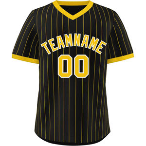 Camiseta de béisbol transpirable de talla grande con botones, ajuste personalizado, malla, estilo profesional, letras de sarga termotransferidas - Product Image 3