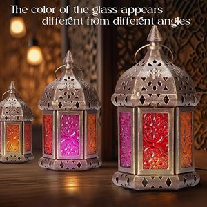 Lanterne décorative en métal pour l'extérieur, porte-bougie pour jardin, patio, mariage, fête, centre de table, vente en gros, décoration intérieure - Product Image 6