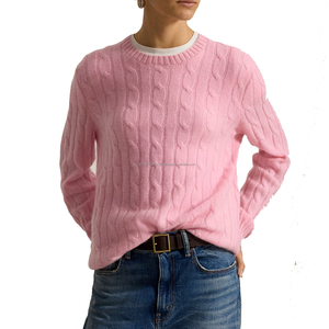Custom <b>Vintage</b> Acrylic Designer Knitted <b>Sweater</b> Women's Cardigan Anti-Pilling V-neck Comfortable and Stylish - Product Image 6