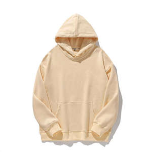 เสื้อฮู้ดดี้ผู้ชายแบบสวมหัว ผ้าฝ้าย 100% ทรงโอเวอร์ไซส์ สีชมพู ปักลาย เสื้อฮู้ดดี้ผ้าเทอร์รี่เนื้อหนา - Product Image 5