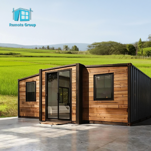 편안하고 고품질의 40피트 모듈형 맞춤형 철제 컨테이너 하우스 (욕실 및 주방 포함, 모던 빌라 디자인) - Product Image 1