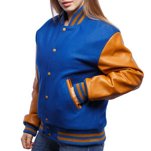 Chaqueta Varsity de Béisbol con Logotipo Personalizado al Por Mayor para Mujer, de Alta Calidad, Invierno, Nuevo Diseño, Transpirable, de Secado Rápido - Product Image 1