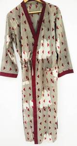 Kimono Indio Moderno Hecho a Mano de Alta Calidad, Transpirable, para Mujer, Manga Larga, Teñido Anudado, Tejido Ecológico, para Vacaciones - Product Image 5