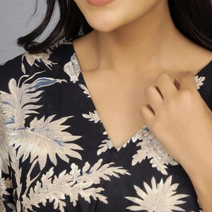 Robe kaftan en coton indien faite à la main, légère, style kimono, idéale pour la plage - Product Image 3