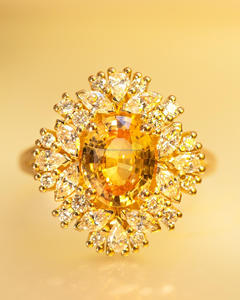 Unisex 14K oro lujo Vintage compromiso/anillo de bodas corte ovalado laboratorio creado IGI/GIA laboratorio cultivado Aniversario de diamante para mujer - Product Image 3