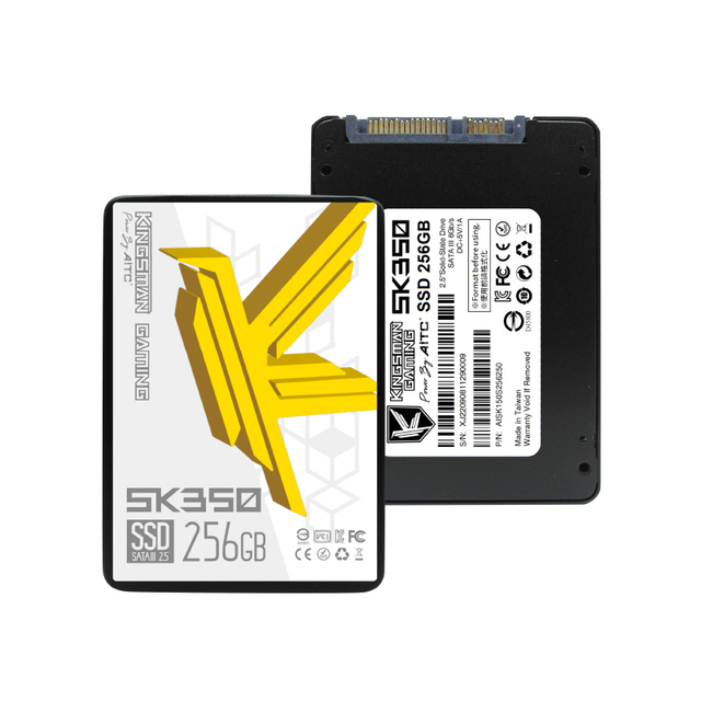 [KINGSMAN GAMING AITC] 256GB Internal SATA3.0 SSD 2.5 Inch with 3D NAND 560MB/s Read & 520MB/s Write for PC