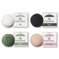 Éponge Konjac Japonaise de Haute Qualité 100% Poudre de Konjac Comestible Ingrédients Naturels Respectueux de l'Environnement Lavable pour le Visage