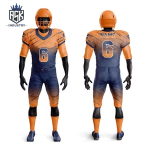 Uniformes de Fútbol Americano Personalizados de Alta Calidad con el Mejor Diseño, Protecciones para Hombros, Tela Transpirable, Impresión Digital, Unisex - Product Image 3
