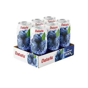 Nuevo Jugo de Arándanos 100% Natural en Lata Estándar de 500 ml, OEM/ODM, Marca Privada, Jugo de Frutas y Vegetales - Product Image 6