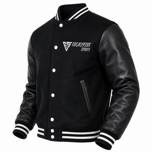 Veste universitaire pour homme sur mesure à prix bas, de haute qualité, élégante, écologique, à séchage rapide, respirante, pour l'hiver - Product Image 1