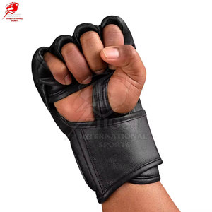 Guantes de entrenamiento MMA con impresión personalizada para gimnasio, con acolchado a prueba de golpes, para atletas profesionales. - Product Image 3