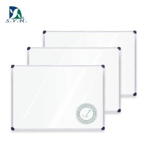Tableau blanc magnétique en porcelaine à effacer à sec, à fixer au mur, pour le bureau, l'école et la maison - Product Image 1