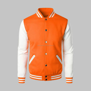 Chaqueta universitaria personalizada para hombre, forro polar de algodón de alta calidad, diseño formal de estilo universitario Letterman - Product Image 1