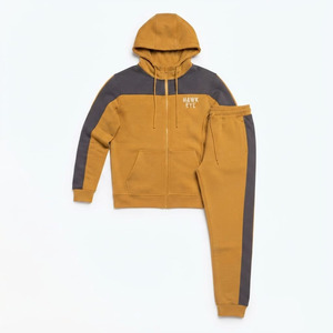 Ensemble de survêtement respirant pour homme Hawk Eye Sports, en molleton fin 300g, avec sweat à capuche et pantalon boutonné intégral, idéal pour l'hiver - Product Image 6