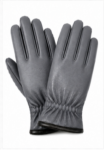 Guantes de Piel de Cordero Hechos a Medida, Ajustados, para Mujer, Cálidos para Invierno, con Pantalla Táctil, Nuevo Diseño con Logotipo - Product Image 5