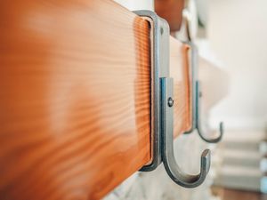 Christmas <b>Stocking</b> <b>Holder</b>, Custom Mantel Hook, Mantle <b>stocking</b> <b>holder</b>, Farmhouse Hanger, Christmas Decor feltsocks - Product Image 4